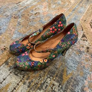 Anthropology Floral Heels